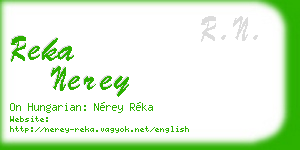reka nerey business card